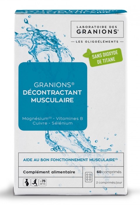 Granions Décontractant Musculaire 60 Comprimés